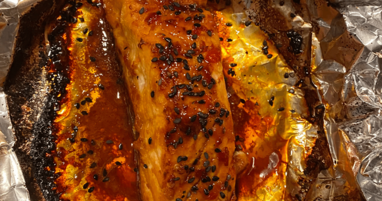 Asian Glazed Salmon for One