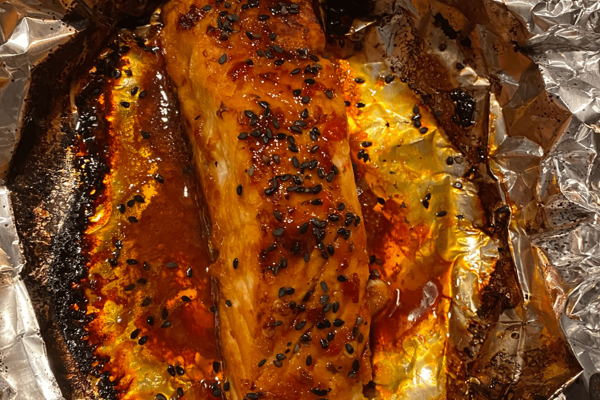 Asian Glazed Salmon for One