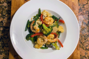 Thai Red Curry Shrimp