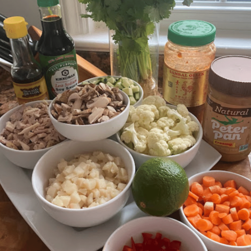 Thai Lettuce Wraps Ingredients