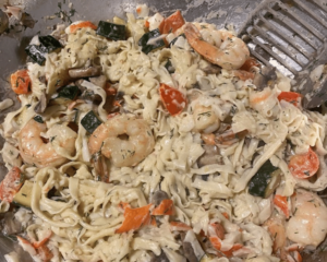 Lemony Seafood Pasta