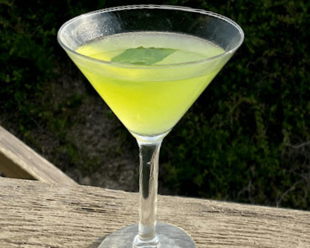 Tiger Lily Cucumber Basil Martini