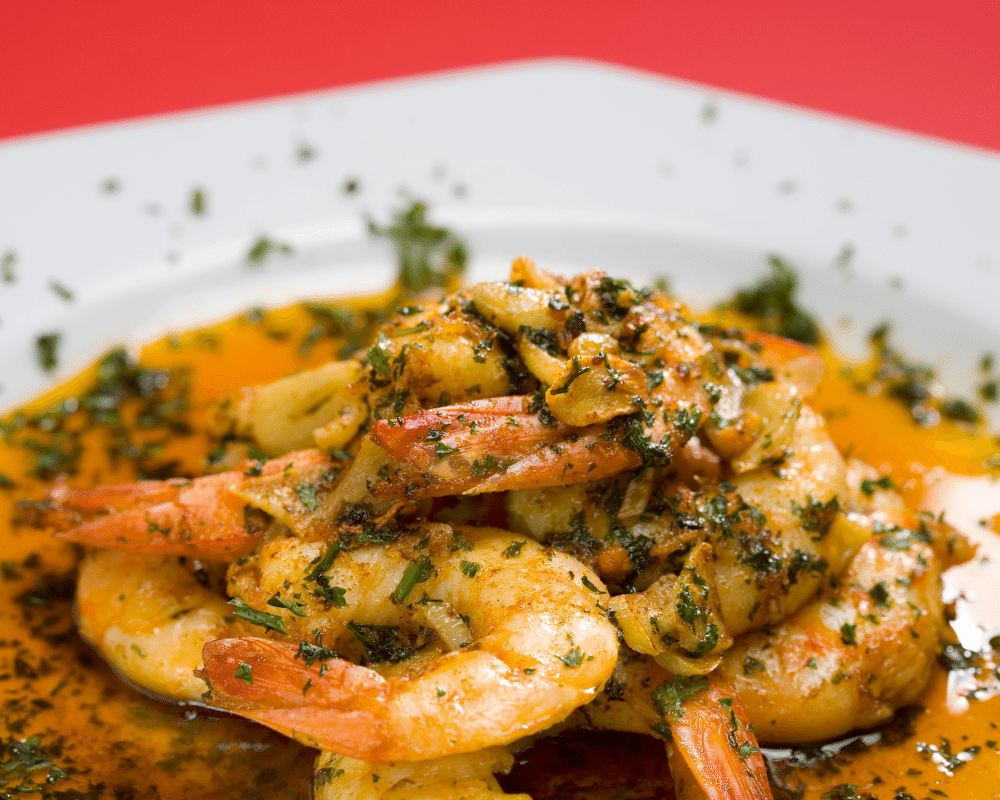 Shrimp in Brown Butter Sauce