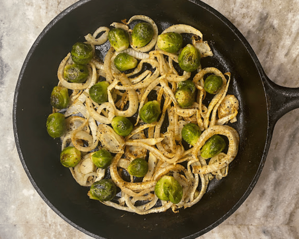 Roasted Brussel Sprouts and Fennel