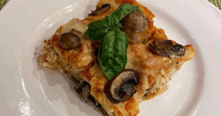 Mushroom Lasagna