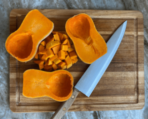 cut up butternut