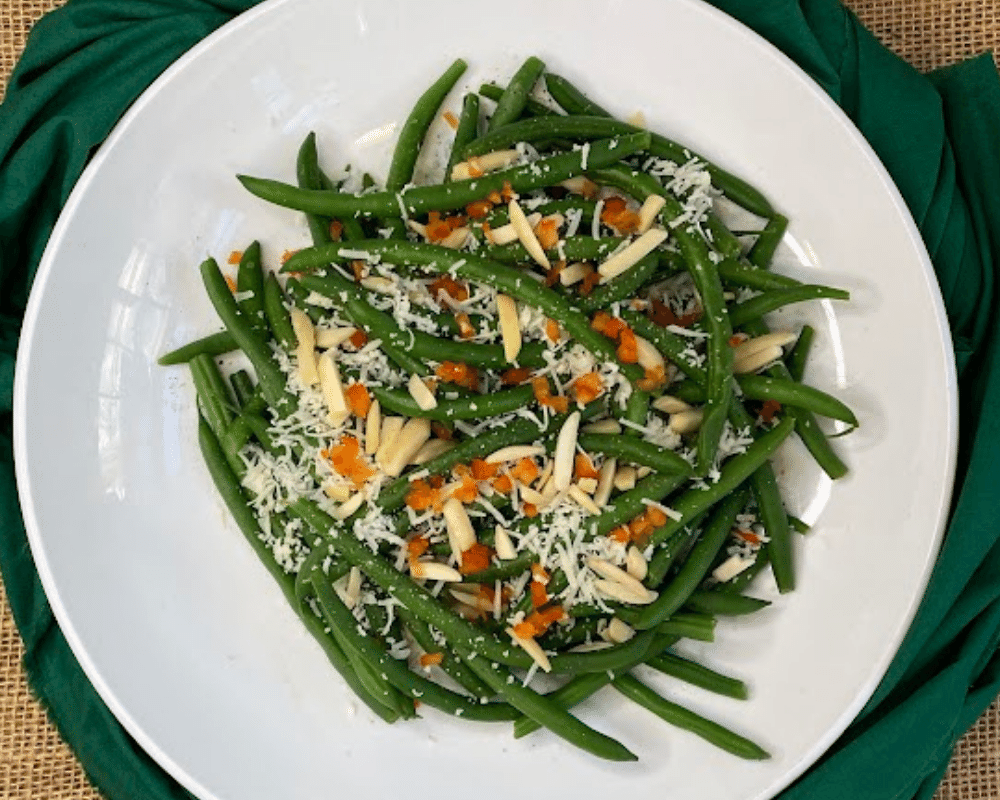 Green Beans with Lemon and Almonds