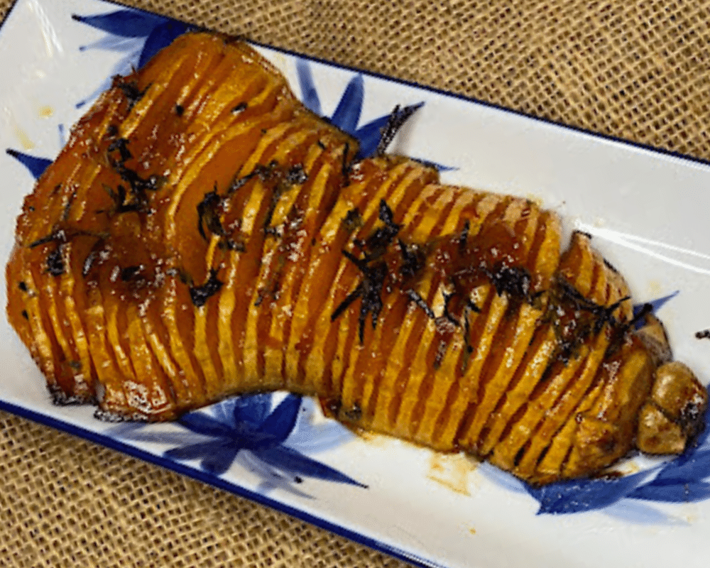 Hassel back Butternut Squash with Spicy Fall Glaze