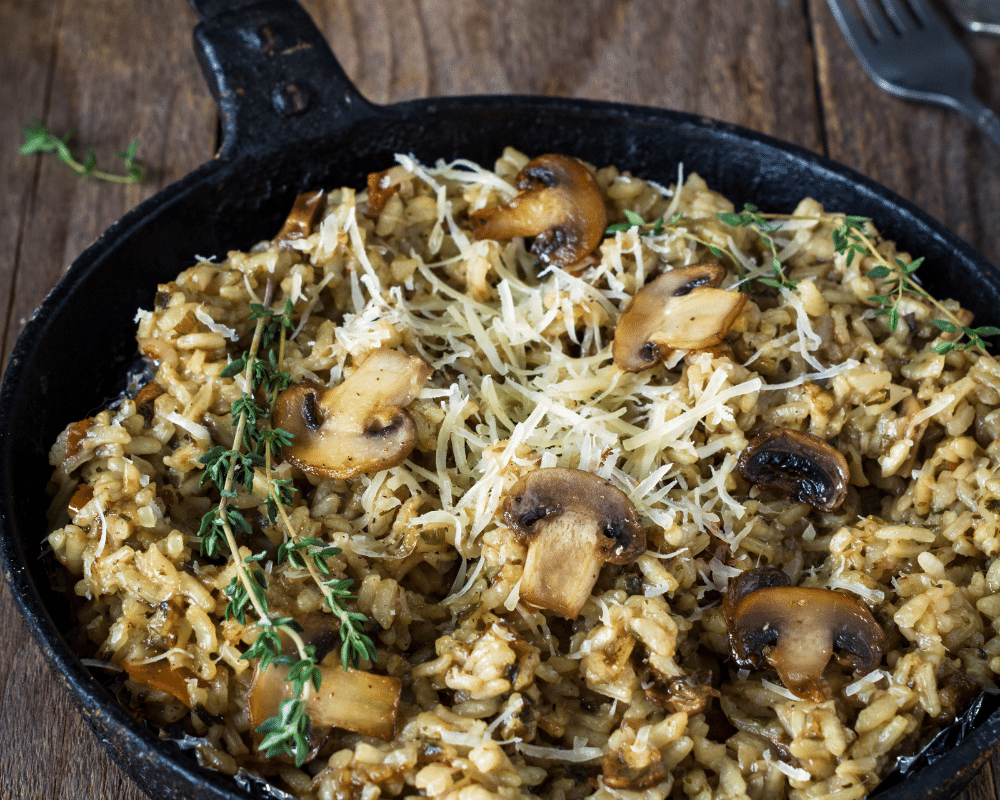 Herb Mushroom Risotto